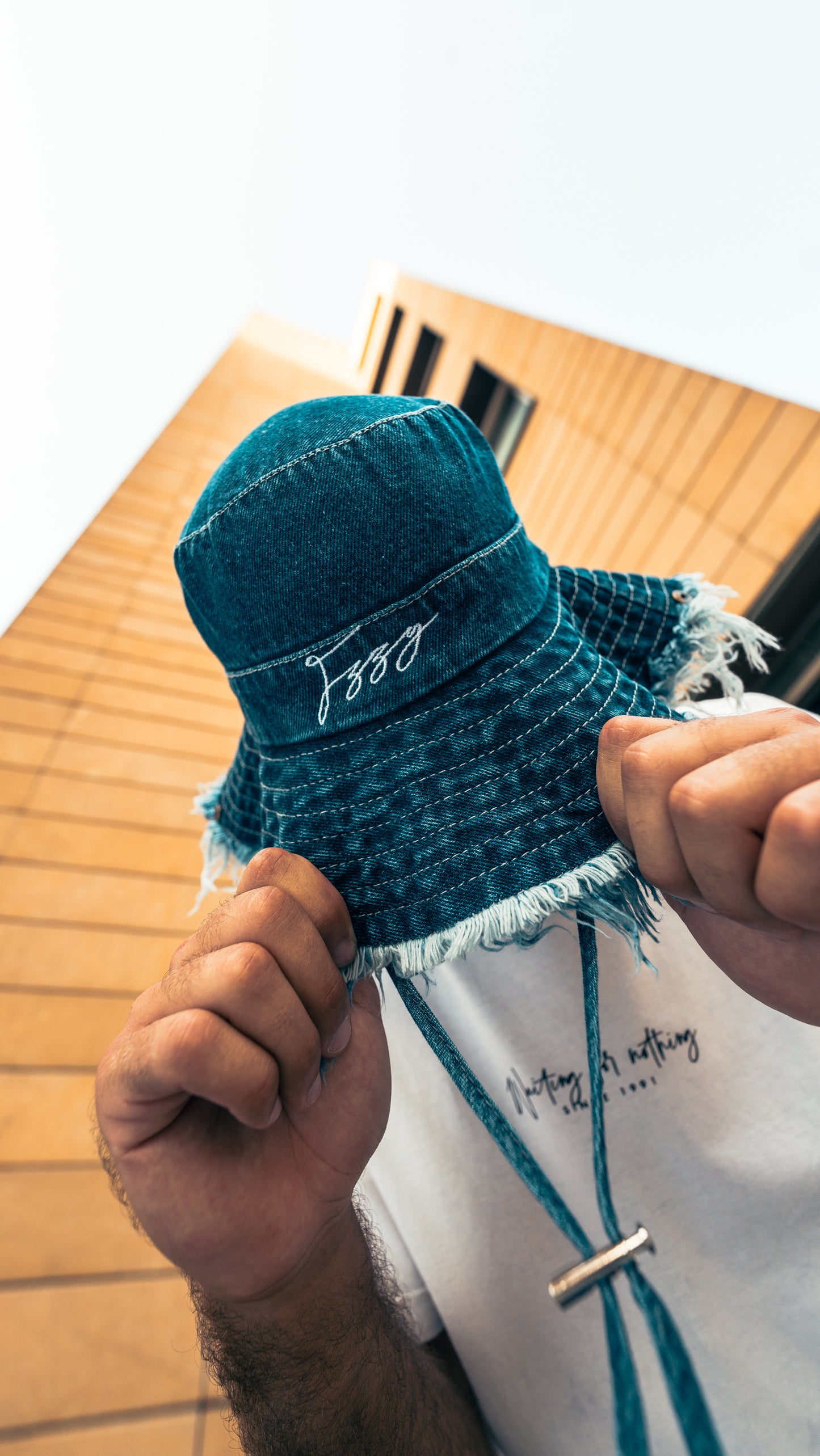 Dark Blue Denim Hat