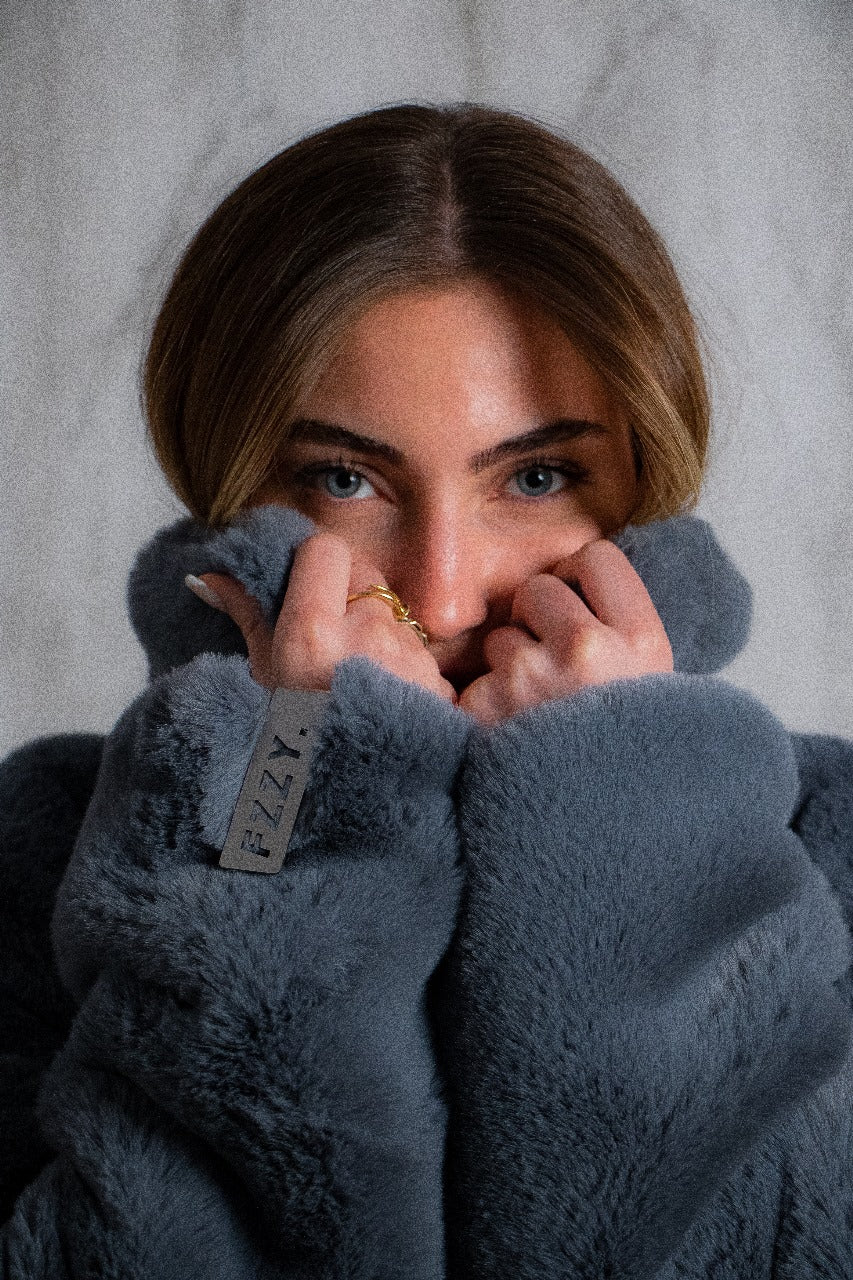 FZZY Fur Blue Jacket