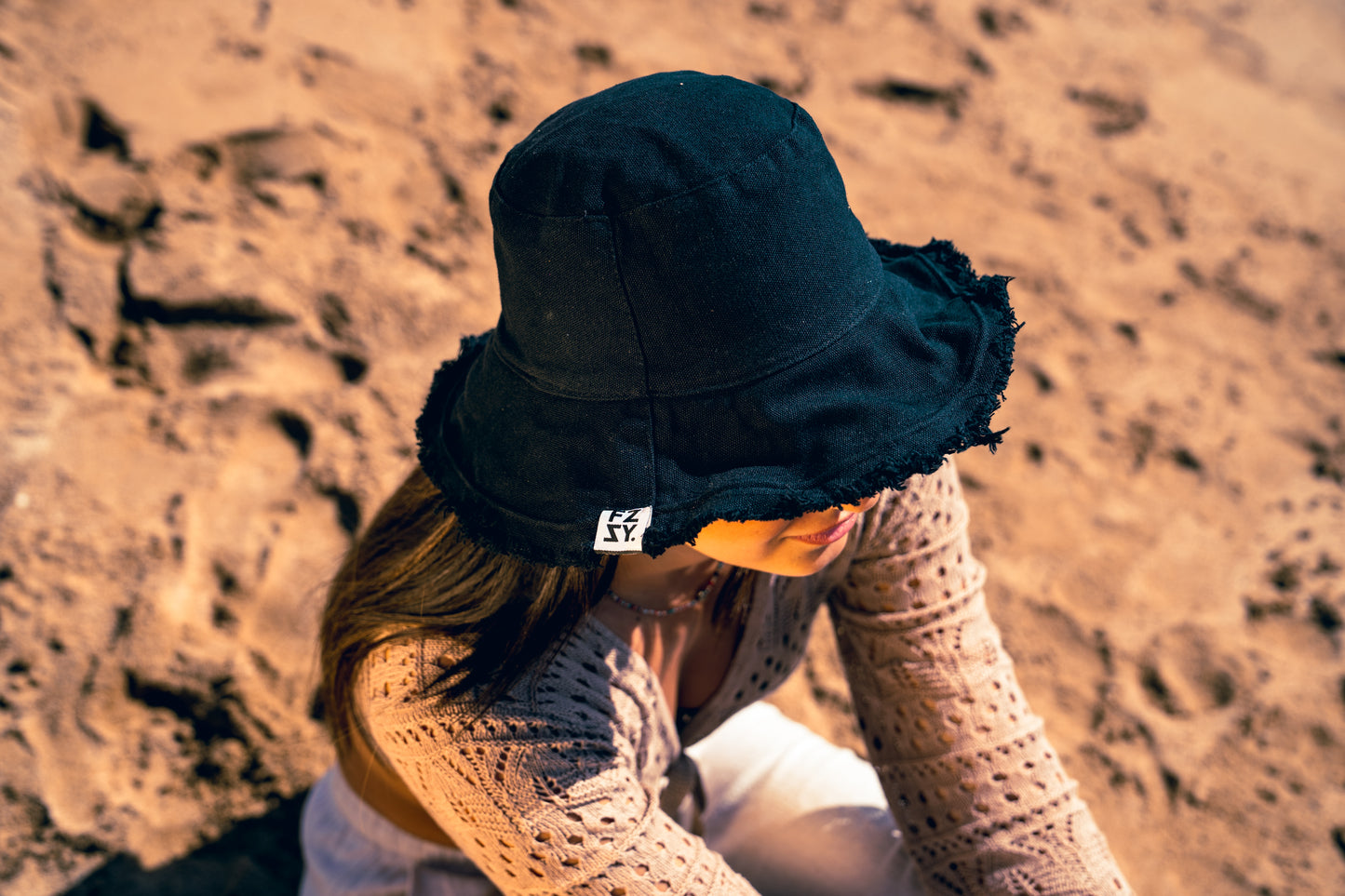 FZZY Black Bucket Hat