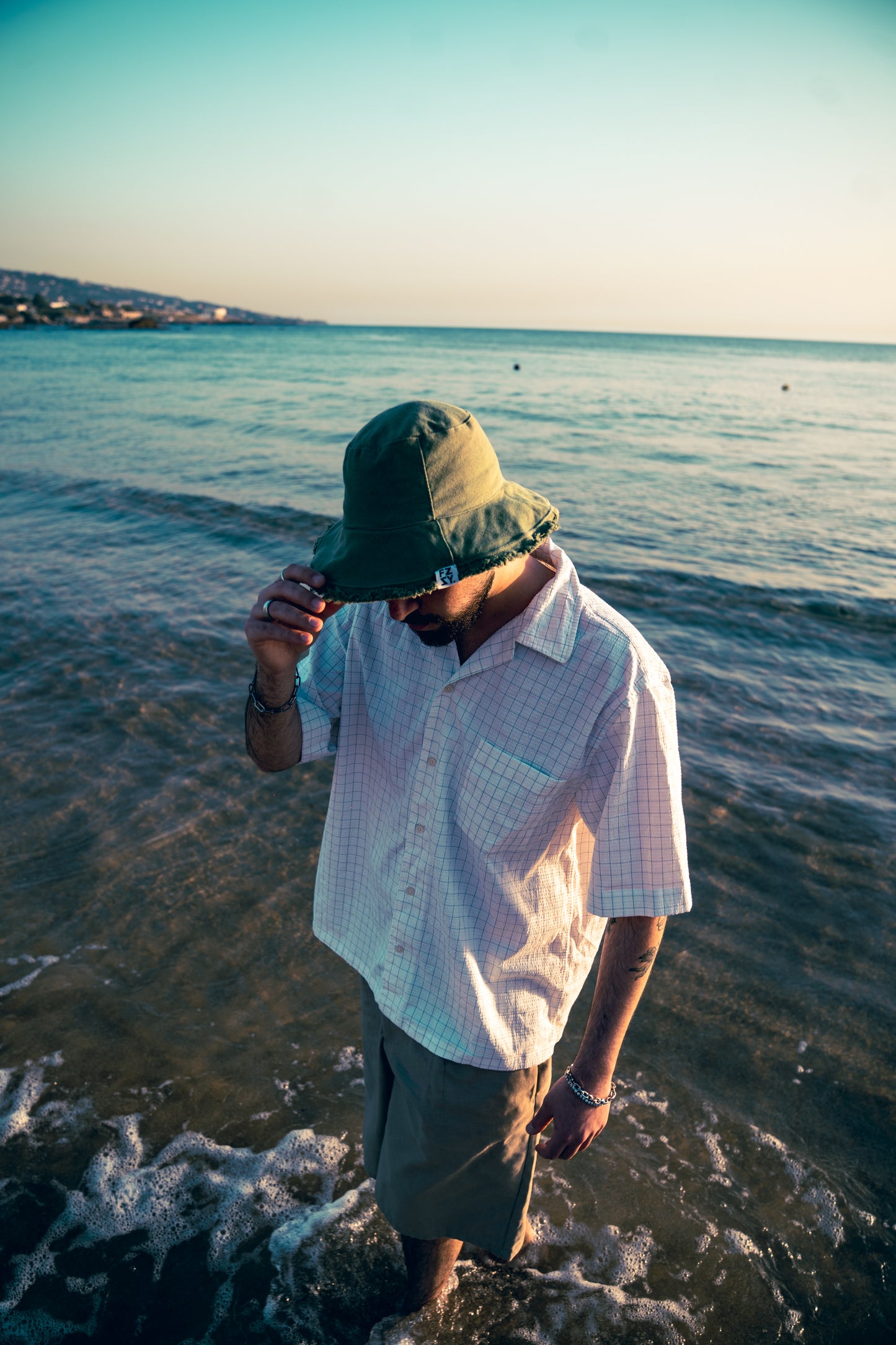 FZZY Pine Green Bucket Hat