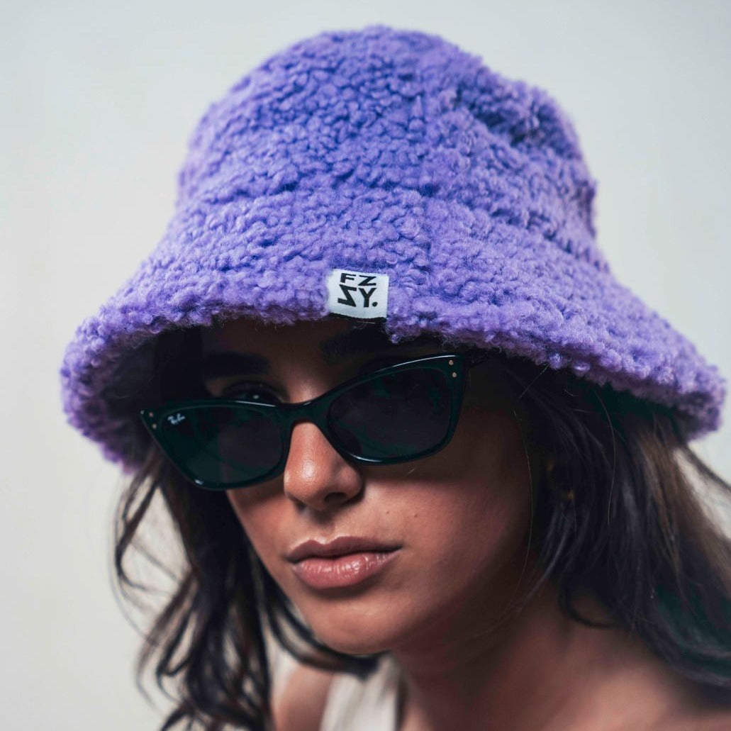 FZZY Wool Purple Bucket Hat