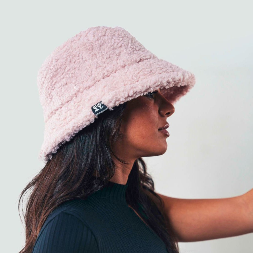 FZZY Wool Pink Bucket Hat