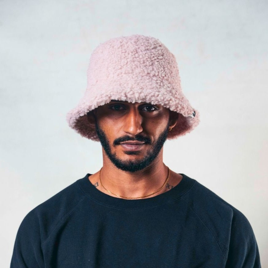 FZZY Wool Pink Bucket Hat