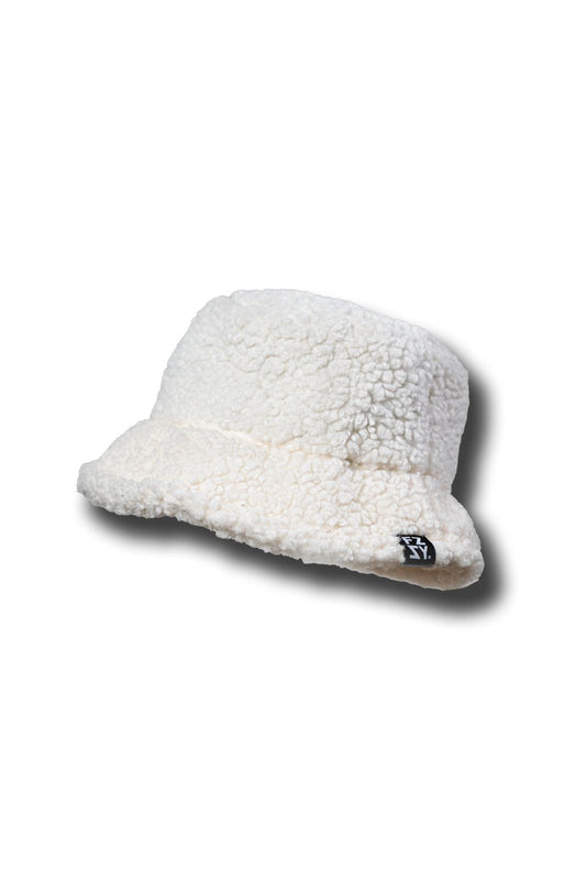 FZZY Wool White Bucket Hat